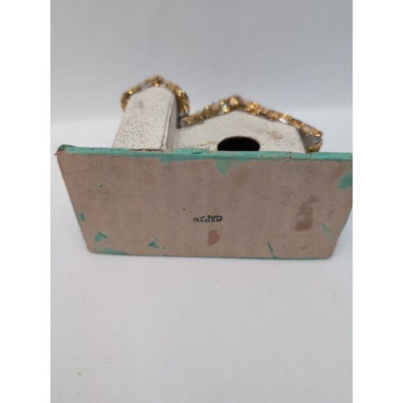 Vintage Putz Japan Christmas Village Houses Large Church Set of 4 - Picture 9 of 16